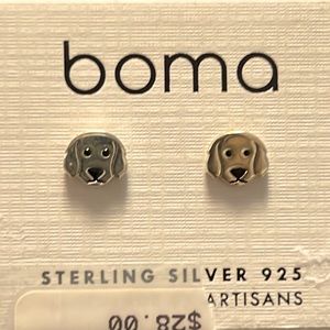 COPY - 925 Boma Doggy Stud Earrings